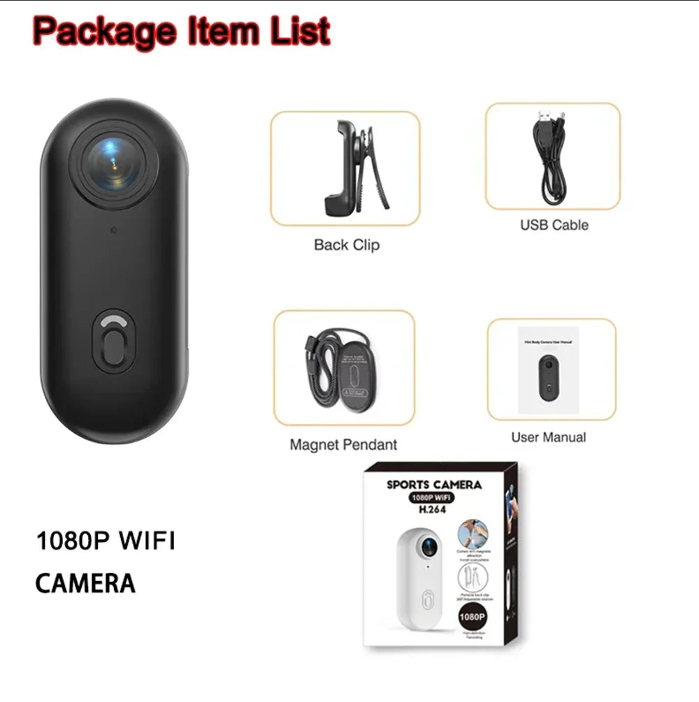 Clickkeeps™ 4K Wearable Action Cam